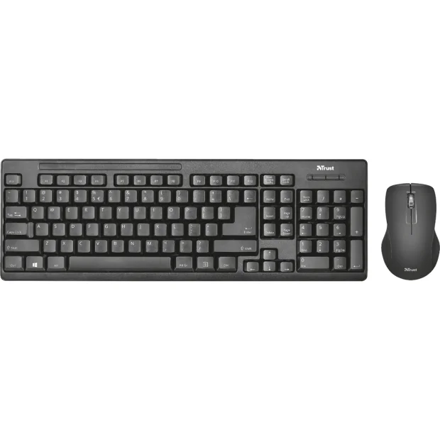 Комплект клавиатура + мышь Trust Ziva wireless keyboard with mouse (22021)